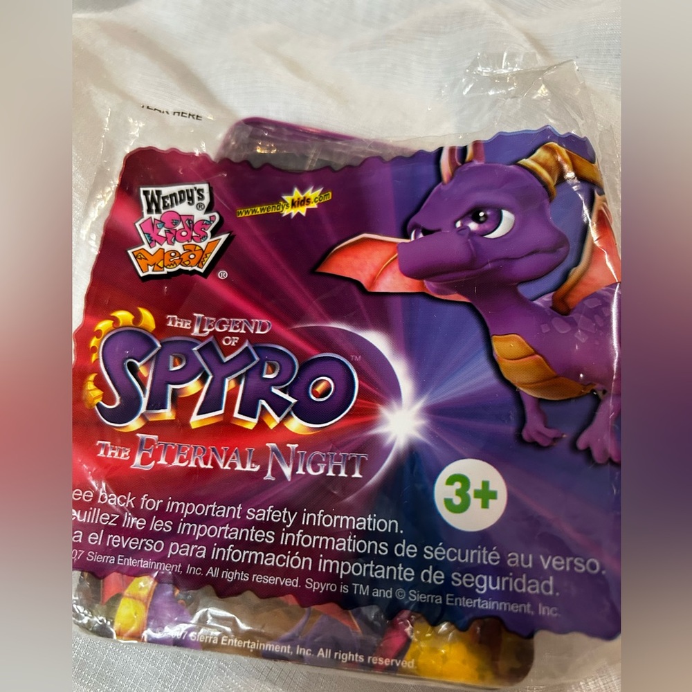 Wendy’s Kids Meal The Legend of Spyro Toy